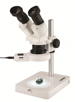 Eschenbach Auflicht-Stereo-Mikroskop mit LED Ringleuchte