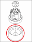 Preview: Motor adapter ring for KaVo drawer extractor