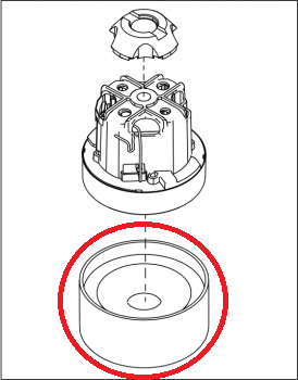Motor adapter ring for KaVo drawer extractor