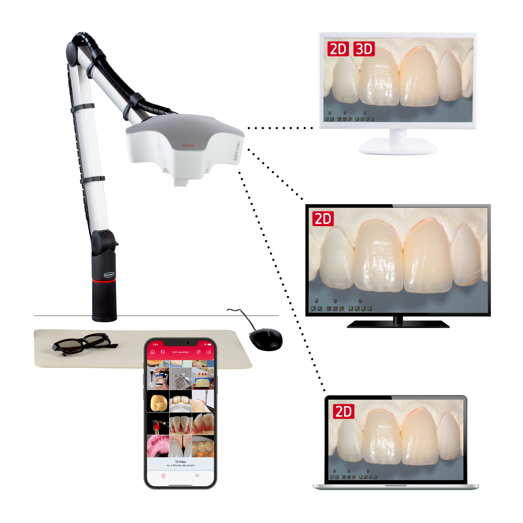 RMDental Renfert EASY View + 3D Video Mikroskop