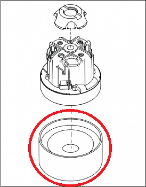 Motor adapter ring for KaVo drawer extractor