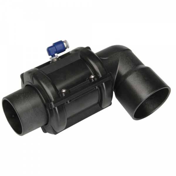 Pinch valve bent