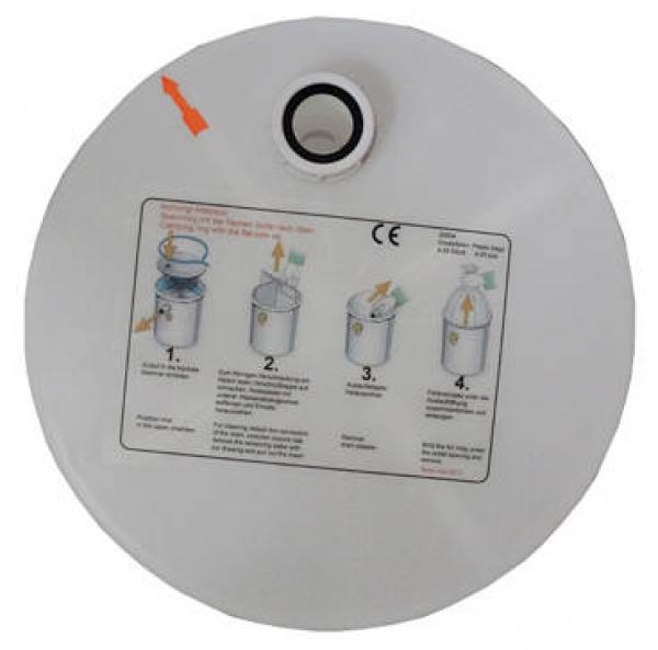 Cover for BDT plaster separator