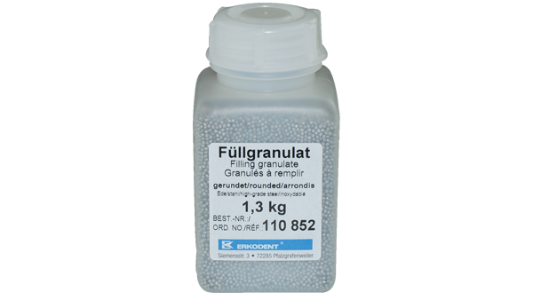 Erkodent Granulat gerundet, Edelstahl 1,3kg